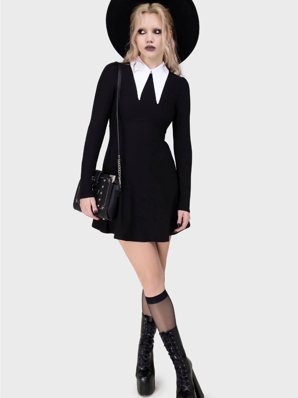 KILLSTAR Cathedral Skater Dress, Size L